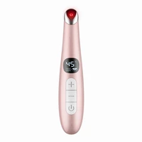small magic wand mini vibrating eye massager eye massage pen refillable medical led far infrared eye device