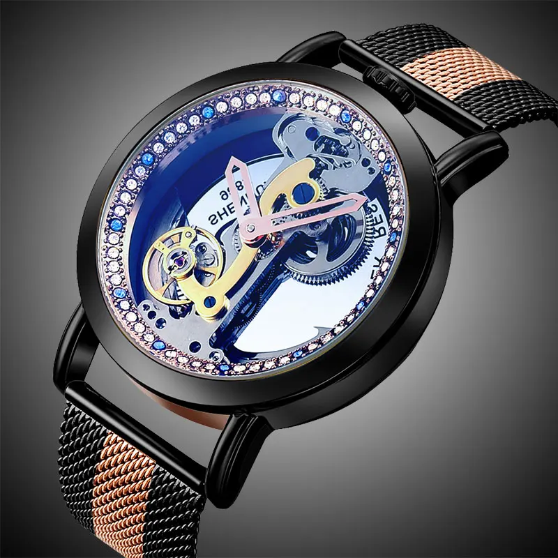 

Men's Mechanical Automatic Watches Luxury Brand Man Hollow carved Skeleton Watch Wristwatch relogio Masculino Male Clocks Gifts