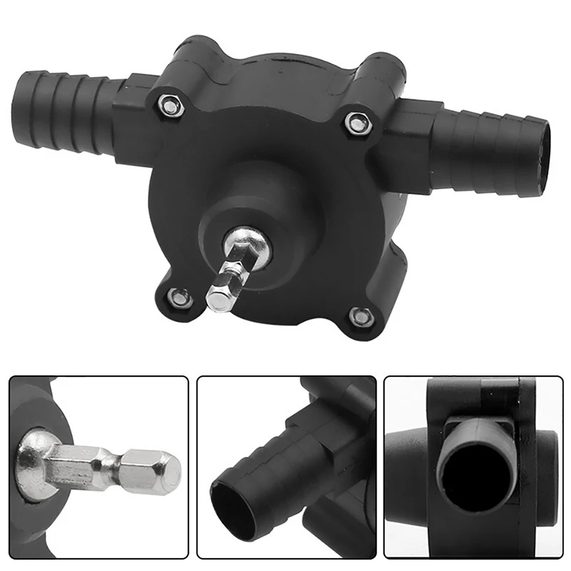 

High Quality Electric Drill Pump Self Priming Transfer Pumps Oil Fluid Water Portable Round Shank Heavy Duty Hand