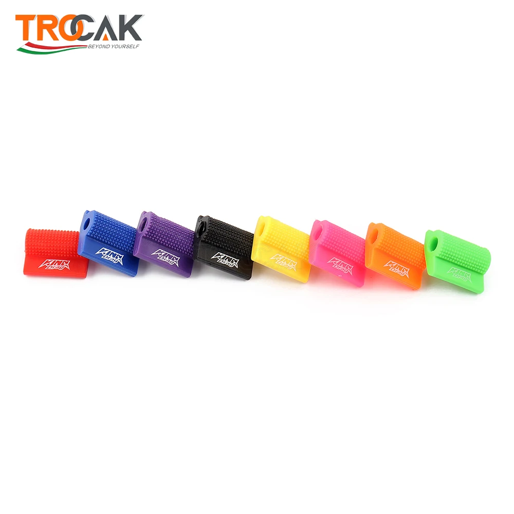 

8COLOR Universal Motorcycle Shift Gear Lever Pedal Rubber Cover Shoe Protector Foot Peg Toe Gel for Honda Kawasaki Yamaha KTM