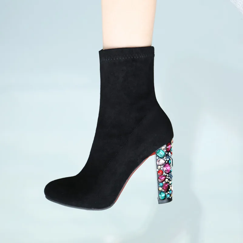 2021 зимние сапоги из натуральной кожи Женские ботильоны женские туфли лодочки