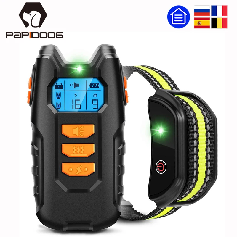 USB Электрический ошейник для дрессировки собак антилай стоп шок дистанционное