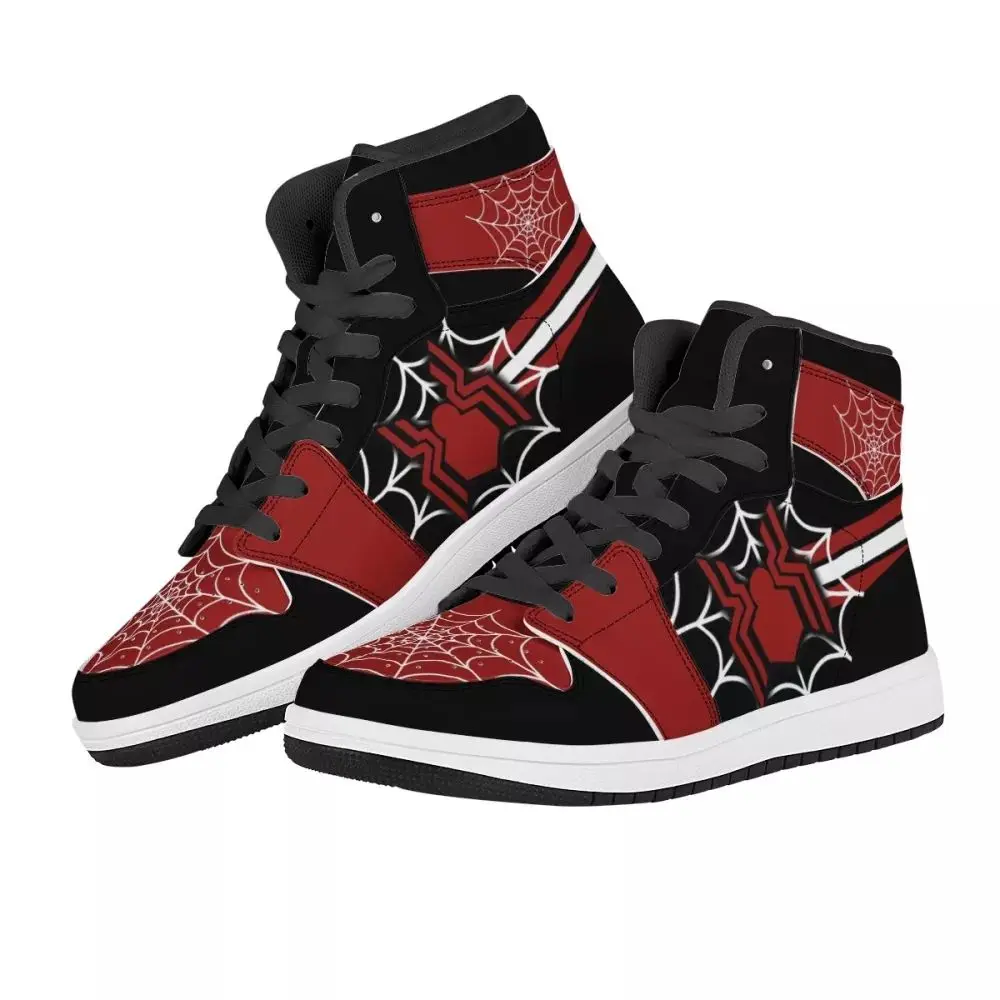 Men Outdoor Sneakers Spider Art Prints Wear Resistant Breathable Sport Shoes 2021