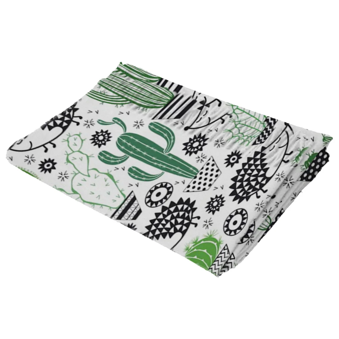 Женский зимний шарф с изображением ежика и кактуса женские кашемировые шарфы