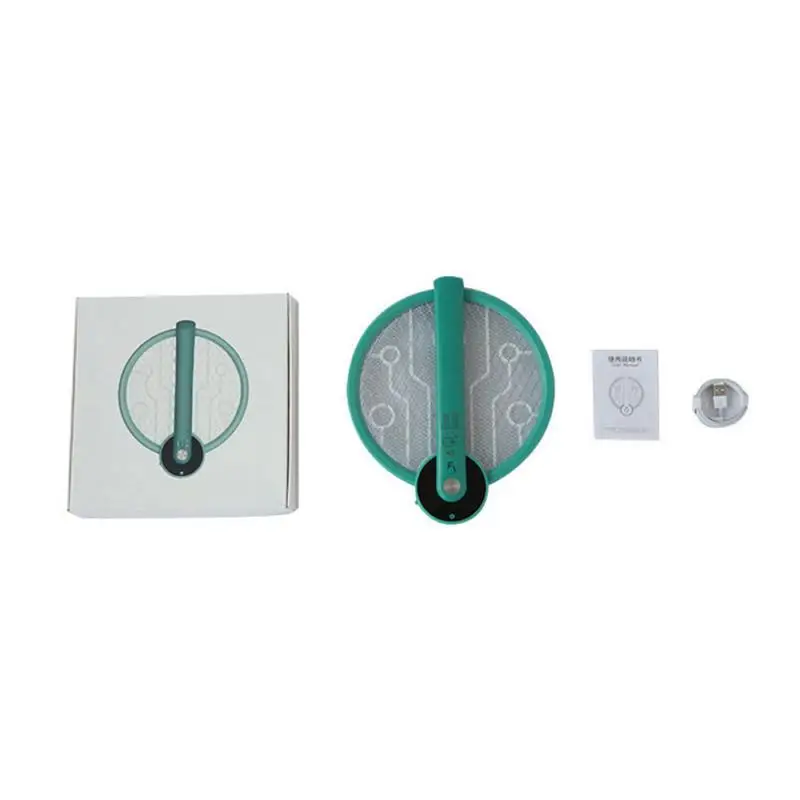 

3000V Folding Electric Mosquito Swatter With Portable Rechargeable Purple Light Mosquito Trap Handheld Electric Mosquito Swatter