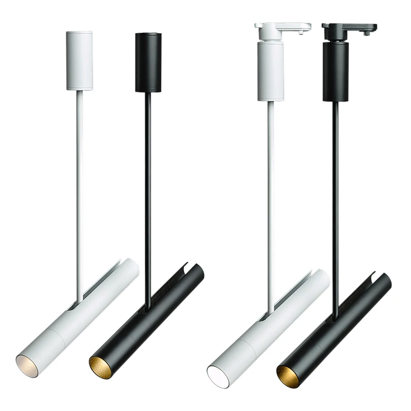 Светодиодный Потолочные рельсы 5 Вт сланцевый Трековый прожектор потолочный