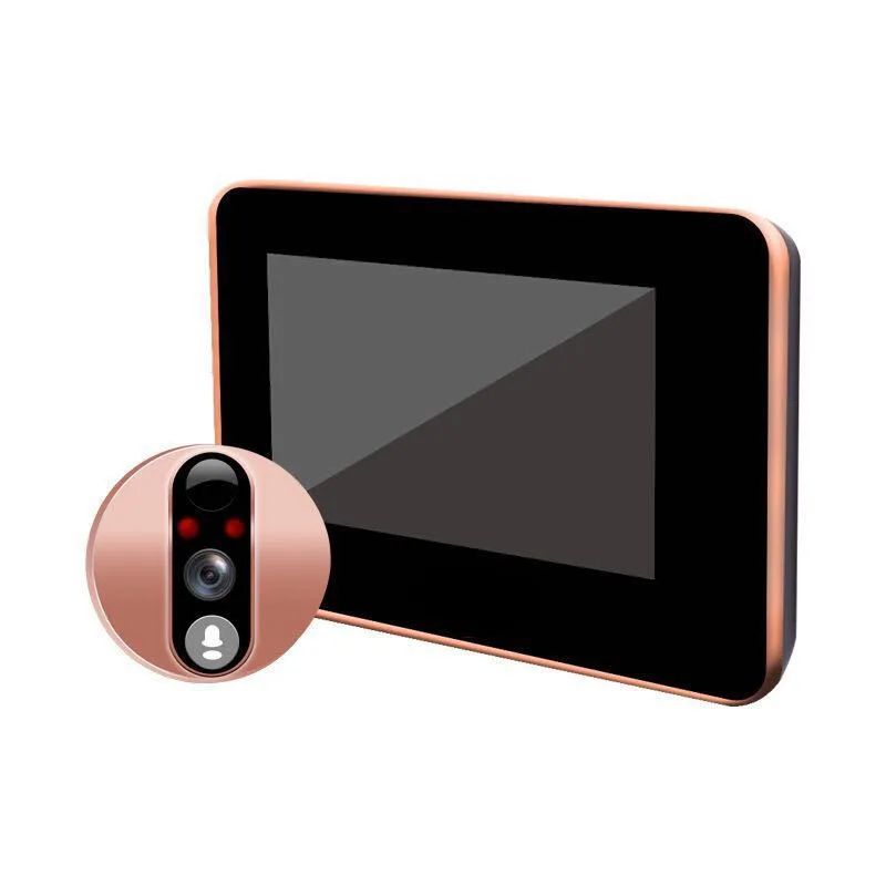 Беспроводной домофон дверной звонок приложение удаленный глазок Инфракрасная