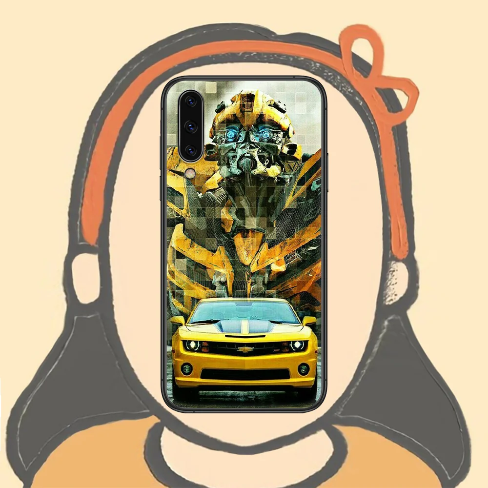 

Bumblebee Hulk Phone Case For Samsung Galaxy A 3 5 7 8 10 20 20E 21S 30 30S 40 50 51 70 71 black Etui Painting Cover Silicone