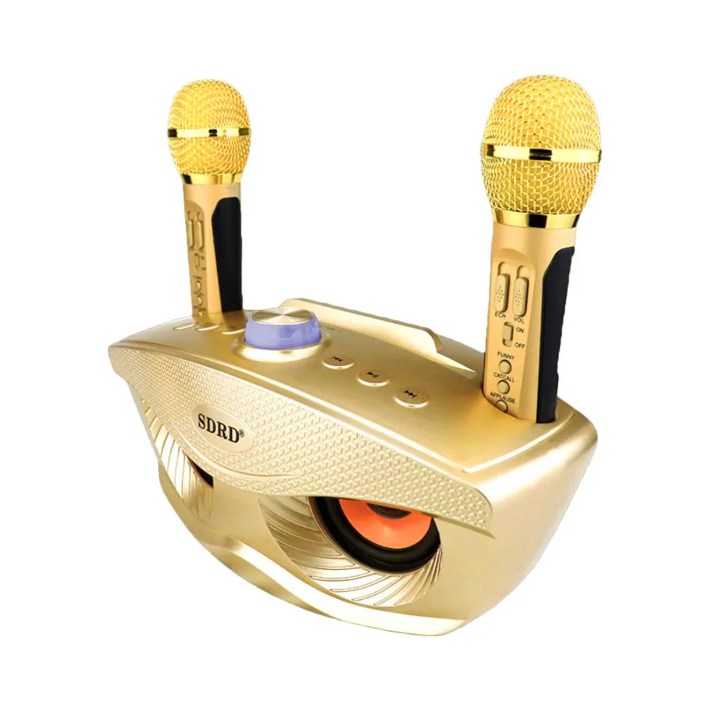 Bluetooth Колонка для караоке Eagle Eye Design SD 306 с двумя беспроводными микрофонами и