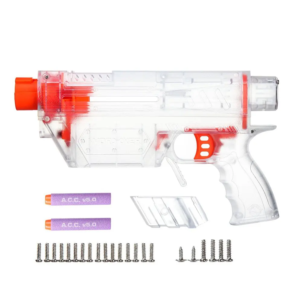 Прозрачный Рабочий YY-R-W007 W008/W009 RMCX стиль мод наборы набор для Nerf N-Strike Elite Stryfe Blaster A насос Комплект Аксессуары для Игрушечного Пистолета - Цвет: Прозрачный