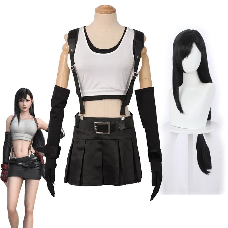 Костюм для косплея FF VII Tifa Lockhart костюмы униформы костюм переделки игры FF7