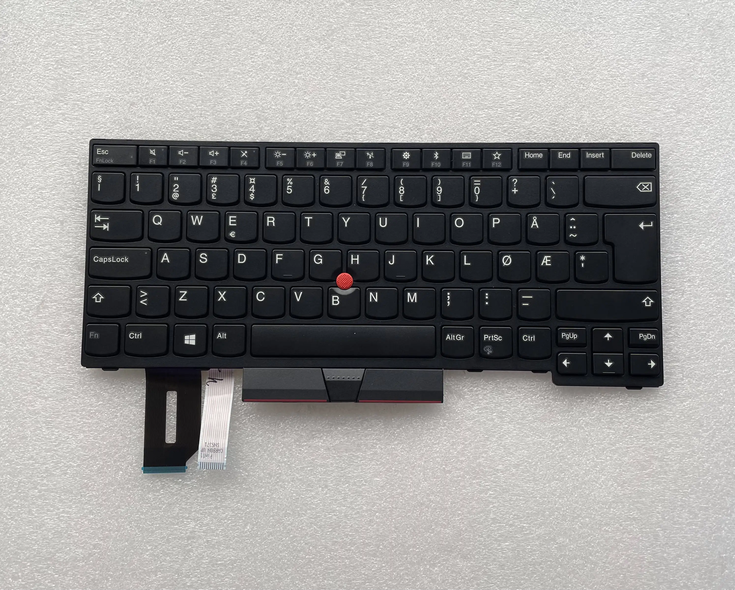 Клавиатура SN20P32890 5PE559 для ноутбука Lenovo Thinkpad E480 E490 R480 R490 L490 с поддержкой