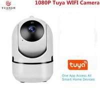 1080p ip wifi camera tuya smart two ways audio home security indoor surveillance camera with wifi wireless baby monitor