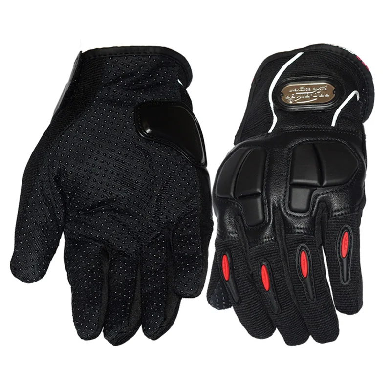 Мужские мотоциклетные кожаные гоночные перчатки велосипедные защитные с