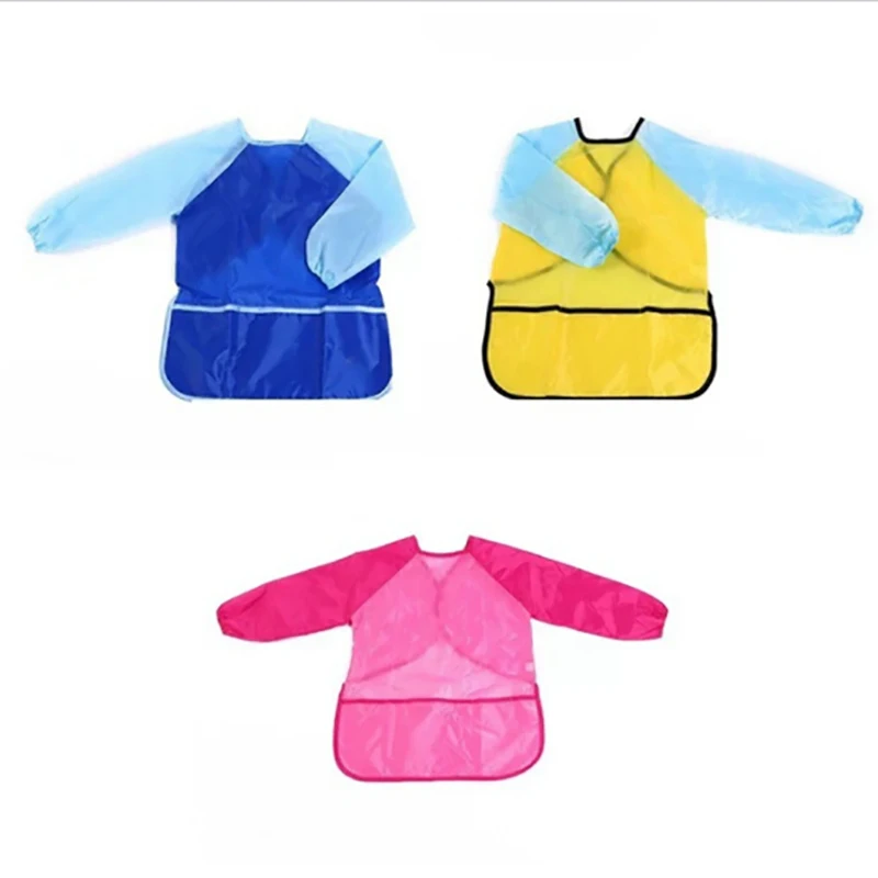 Senyue с длинным рукавом Обучающие интересные игрушки фартук для рисования