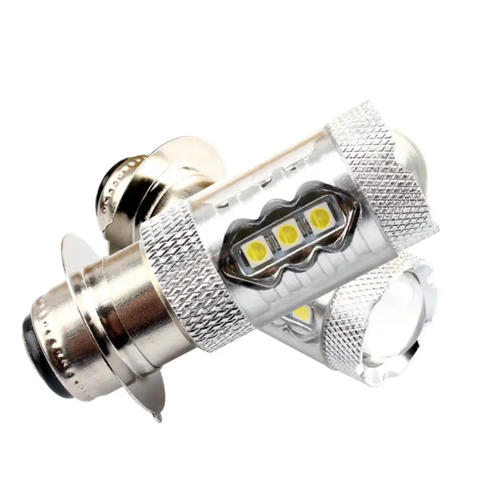

2*H6 LED Motorcycle Headlight Bulb 6000K 12V Super Bright White for Yamaha YFZ450R Rhino 700 Raptor YFM660 TRX Led Scooter