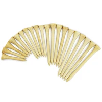 100pcs golf tees durable bamboo tees golf balls holder for training 4 sizes available 42547083mm natural wood color and white