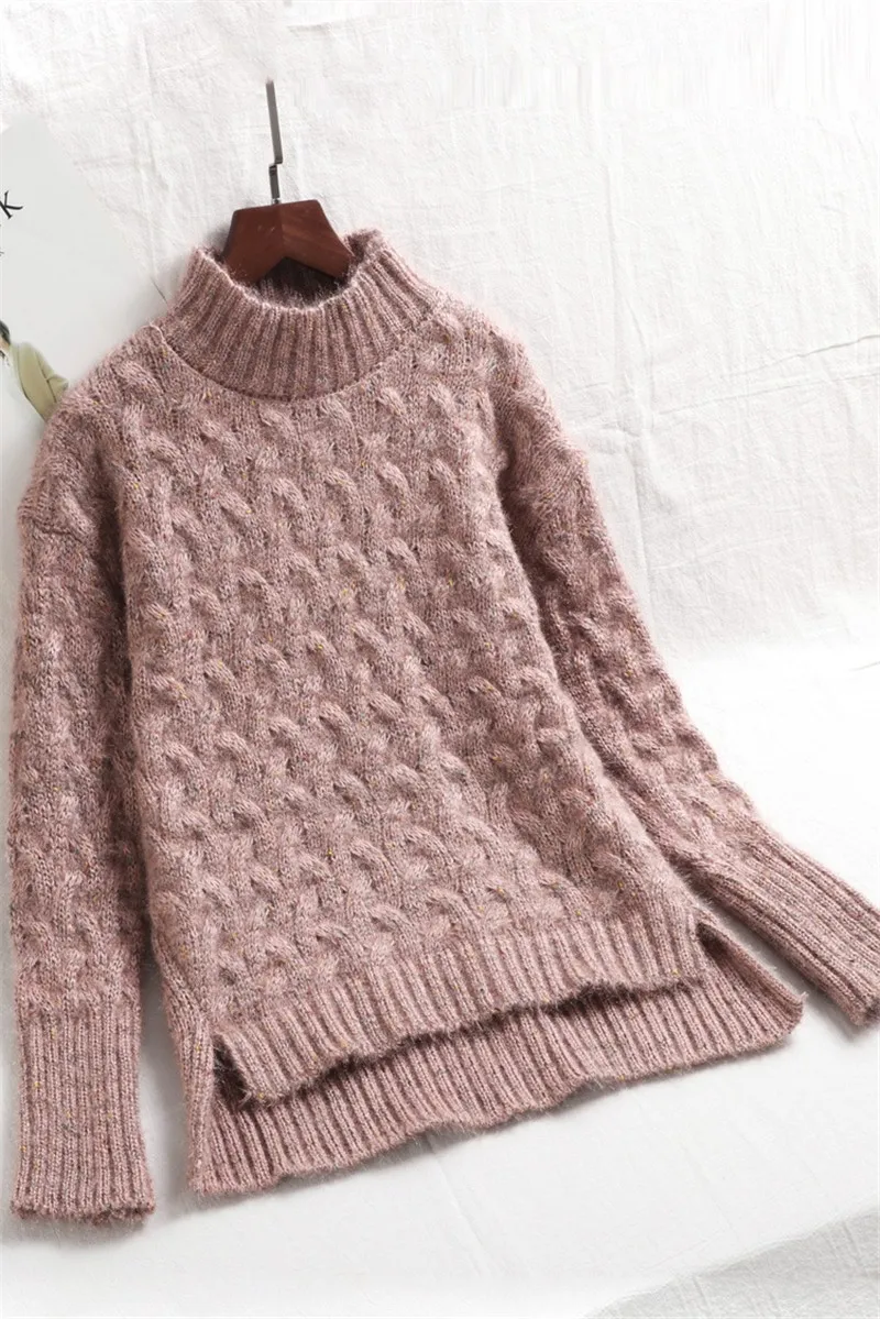 Женский вязаный свитер с длинным рукавом Artguy теплый кашемировый шерстяной