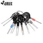 Инструмент для удаления клемм, 11 шт.компл., обжимной соединитель для электрической проводки автомобиля, комплект для извлечения контактов, ручной инструмент для ремонта автомобиля, набор штепсельных ключей