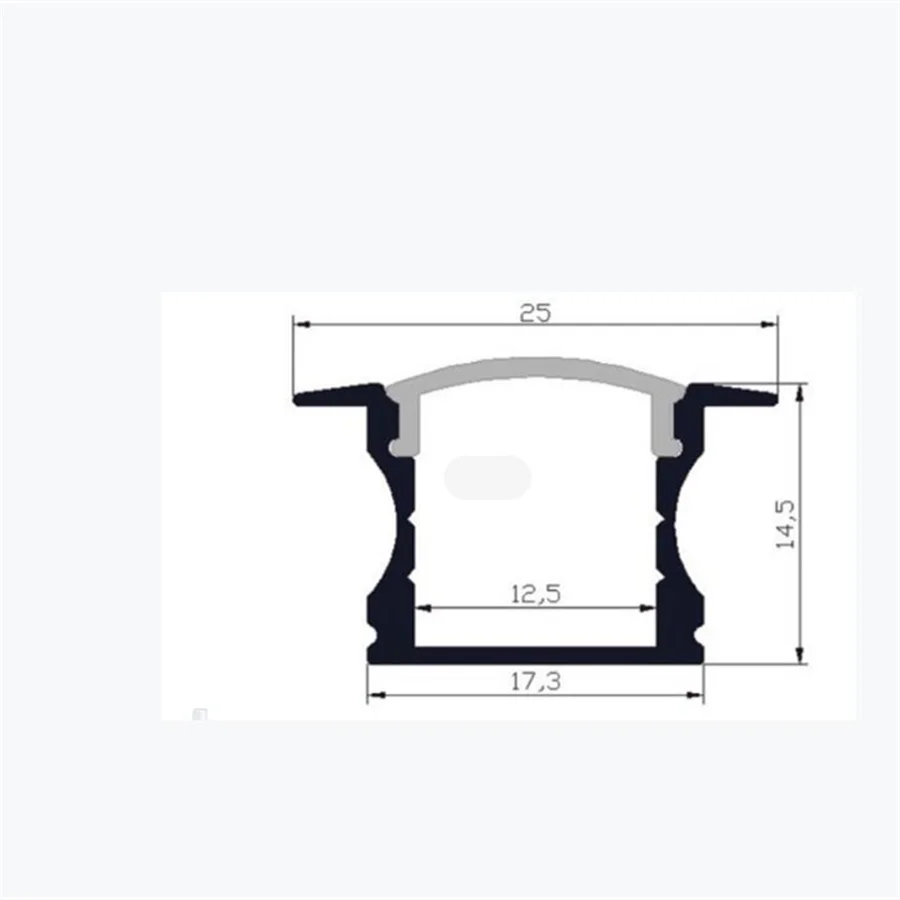Бесплатная доставка высокое качество 2 м/шт. 80 м/лот встраиваемые светодиодные
