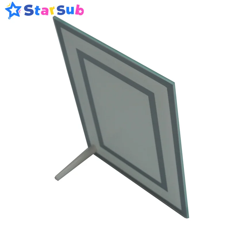 8 дюймов сублимационная пустая стеклянная Фоторамка двойная зеркальная рамка 25