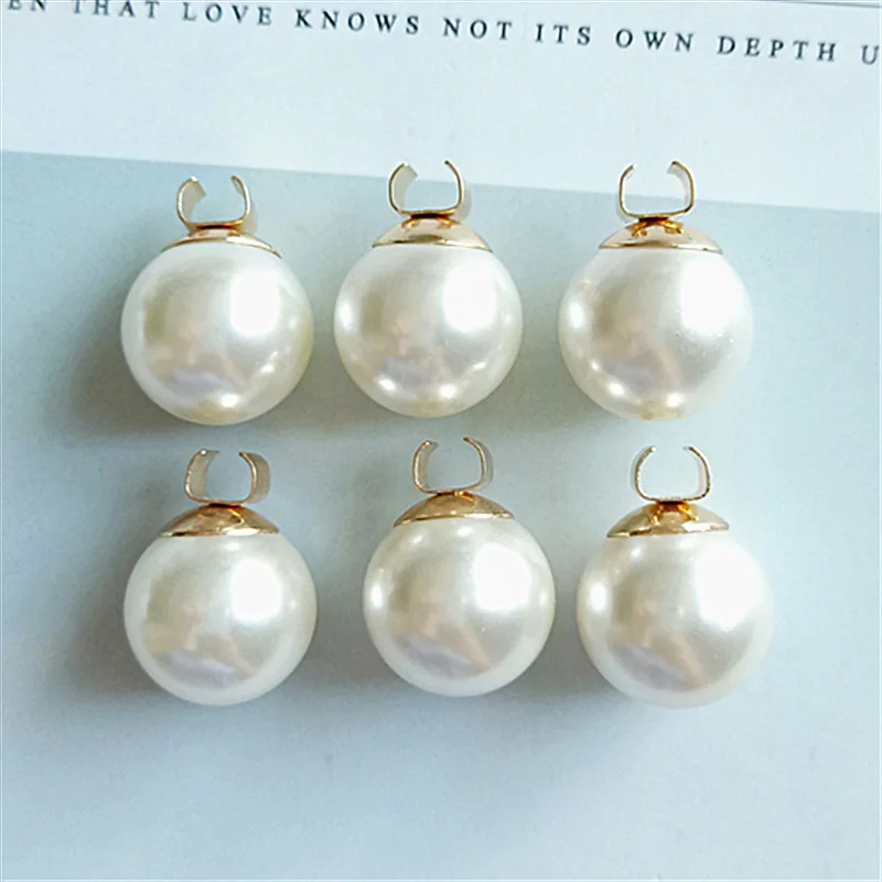 10 шт./лот жемчужные C пряжки пуговицы ручной работы из сплава аксессуары сделай