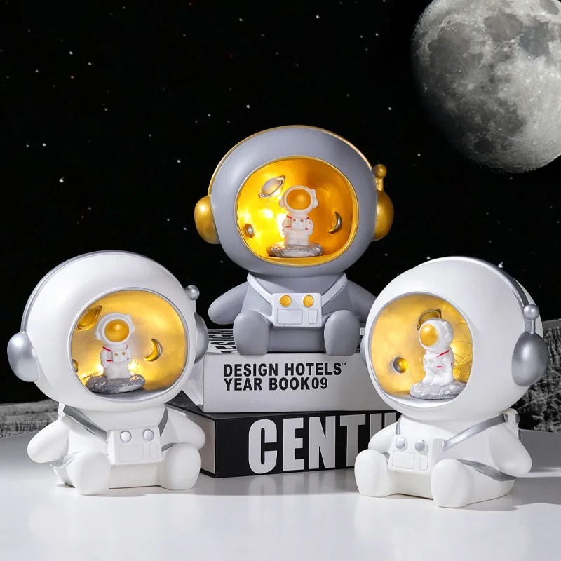 Creative Decoration Astronaut Storage Tank Birthday Gift Night Light Children