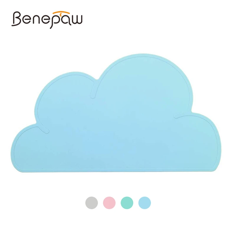 

Мягкая силиконовая в форме облака миска для собак коврик нетоксичный Компактный Коврик для домашних животных для предотвращения перерасхо...