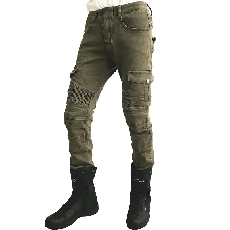 Мотоциклетные штаны для верховой езды мотоциклетные джинсы защиты от падения