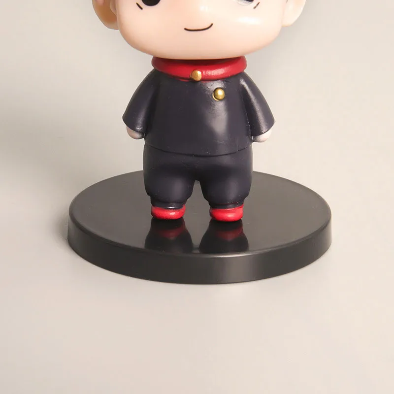 

8Pcs/Lot 6.5CM PVC Gojo Satori Jujutsu Kaisen Figurine Kute Ersion Action Figure Megumi's Rose Anime Collection Dolls Toys