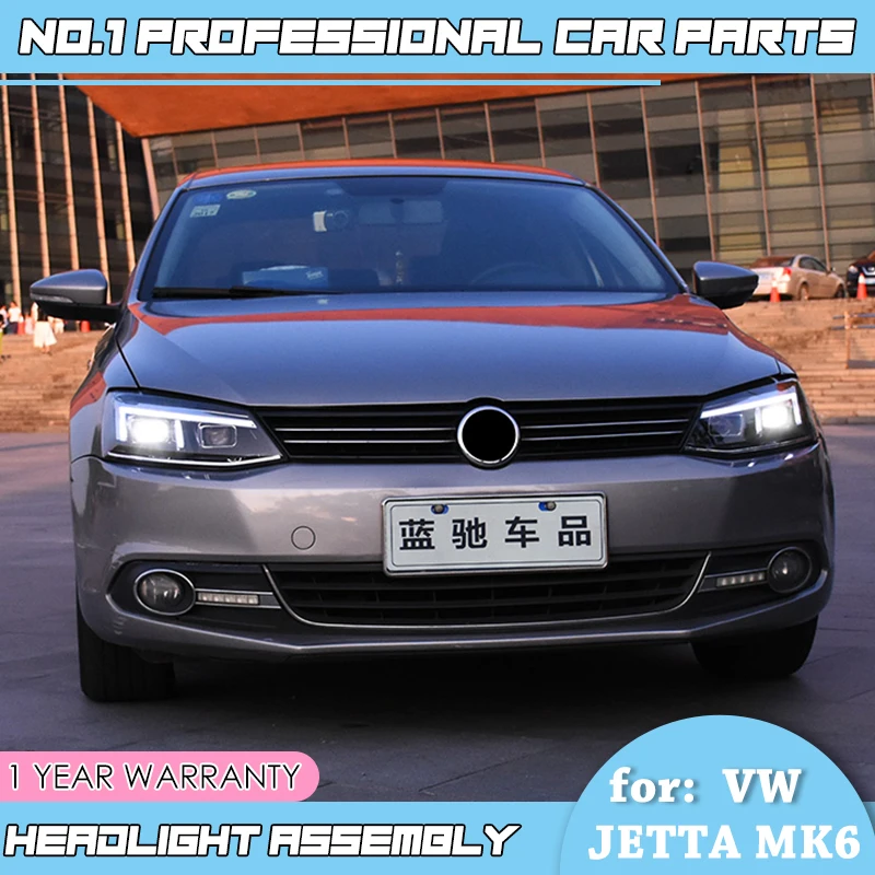 Автомобильные аксессуары для VW JETTA MK6 2011 2012 2013 2014 2017 светодиодные фары головного