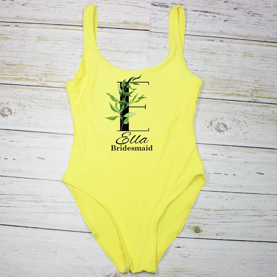 15 цветов изготовленные на заказ имена медовый месяц бикини купальник невесты &amp