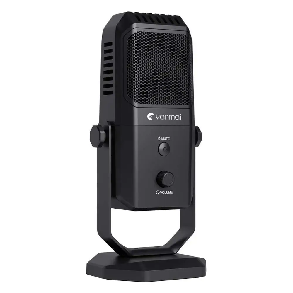 

USB Microphone Condenser for Recording Streaming Podcasts Four Polar Patterns, Headphone Output, Volume & Mi