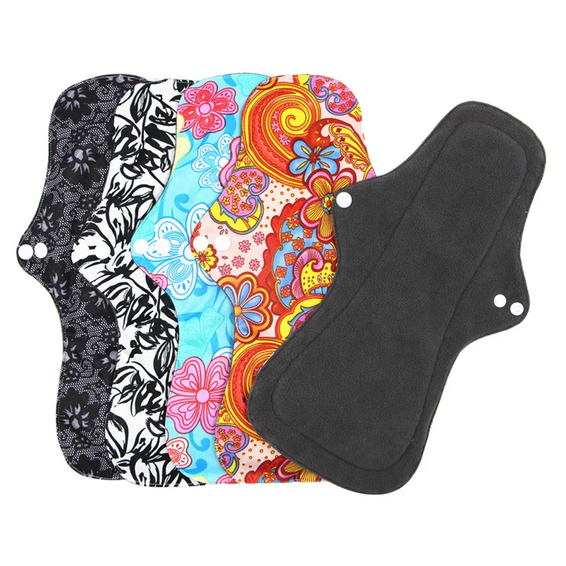 

4 Layers Ecological Hygienic Reusable Sanitary Pads for Monthly Female Women Periods Breathable Leakproof Menstrual Dressings