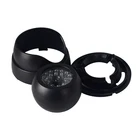 Фальшивая камера видеонаблюдения, черная уличная камера-муляж для домашнего мини-камера купола со светодиодсветильник