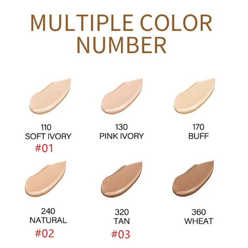 Профессиональный Жидкий тональный крем для лица с полным покрытием основа