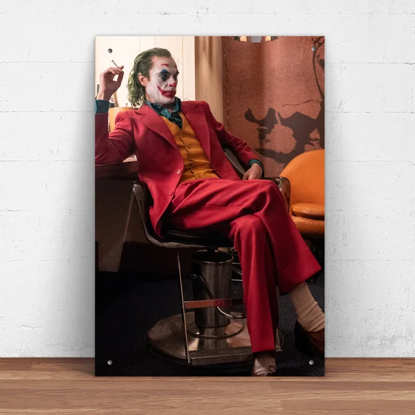 

Joker 2019 Joaquin Phoenix Movie Metal Tin Sign Pin Up Metal Sign Metal Decor Wall Sign Wall Decor DJN7(20cmx30cm)