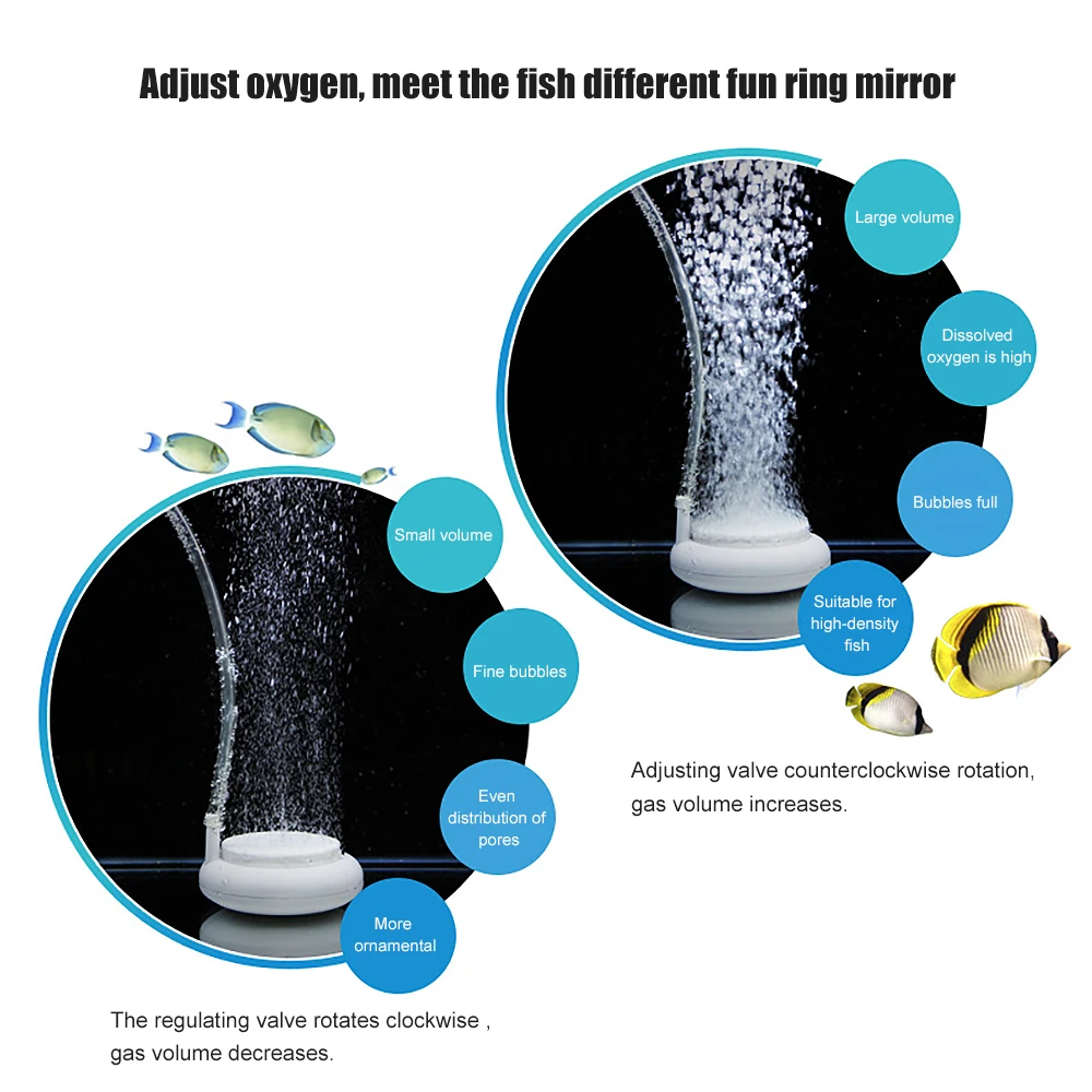 Аквариумный орнамент нано-воздушный пузырь каменный диффузор распылитель