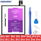 Аккумулятор NOHON сменный для Xiaomi Redmi Note 2 3 5A 7 8 Pro 4 4X 5 8T BM45 BM46 BM47 BN31 BN41 BN43 BN45 BN46 BN4A сменный литий-полимерный батарея мобильного телефона