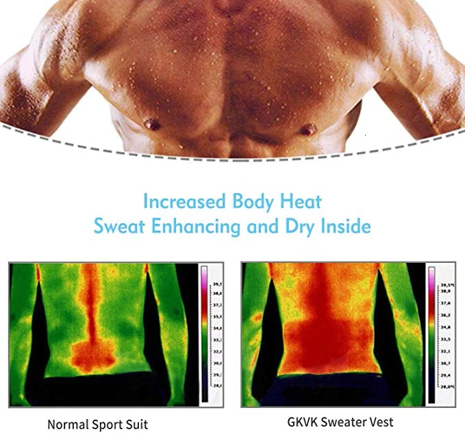 

Men's Hot Sweat Body Shaper Tank Top Tummy Fat Burner Slimming Sauna Vest Weight Loss Shapewear Neoprene