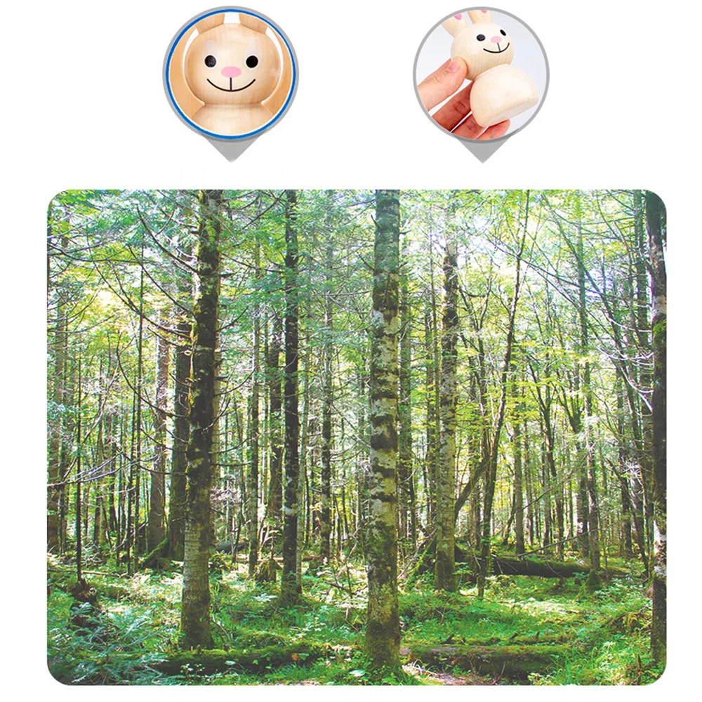 Новый деревянный кролик Волшебная коробка с секретным кроликом бу спрятать и