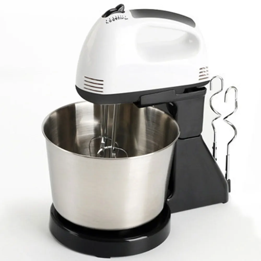 Stainless Steel Cream Mixer Barrel Stand Egg Beater Whipping Machine Baking Cake Dough Mixing Machine