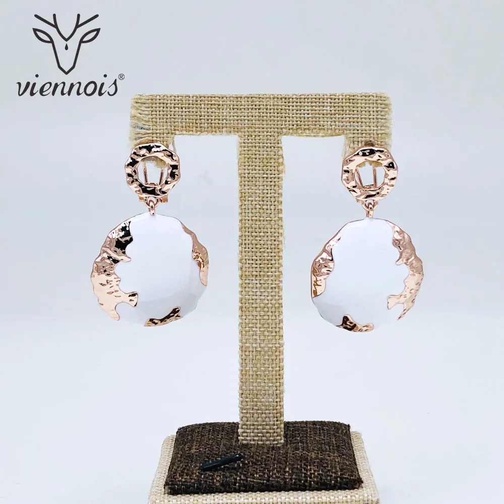 Новинка Viennois эмалированные серьги подвески для женщин в эксклюзивный дизайн
