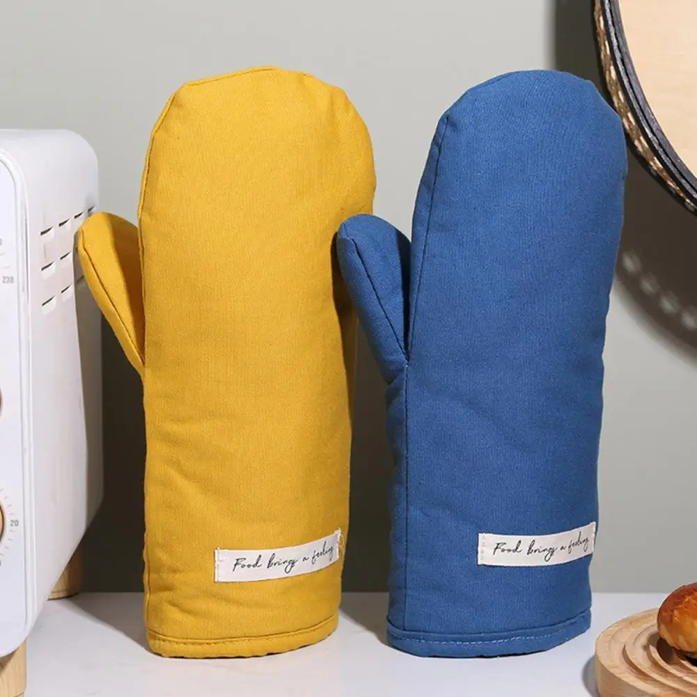 

Comfortable to Wear 4 Colors Thickened Grilling Gloves Supplies for Household