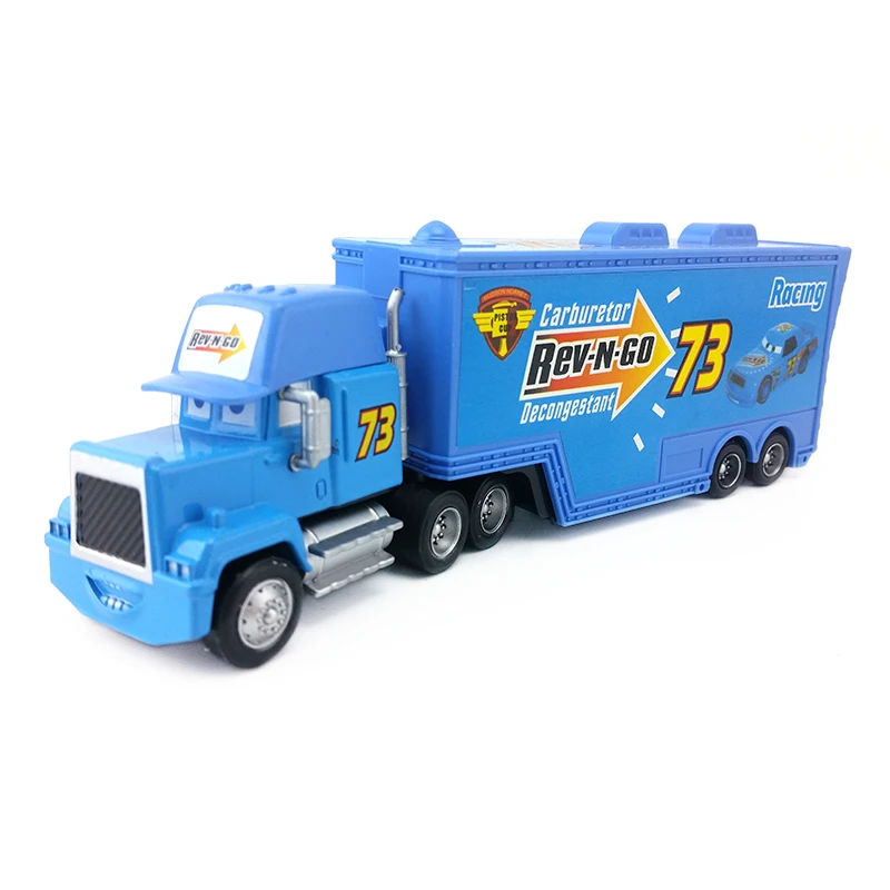 Disney Pixar Cars Mack Uncle No.73 Rev-N-GO Truck 1:55 Diecast Toy Car Model Loose New Kids Boy Xmas Gift Free Shipping |