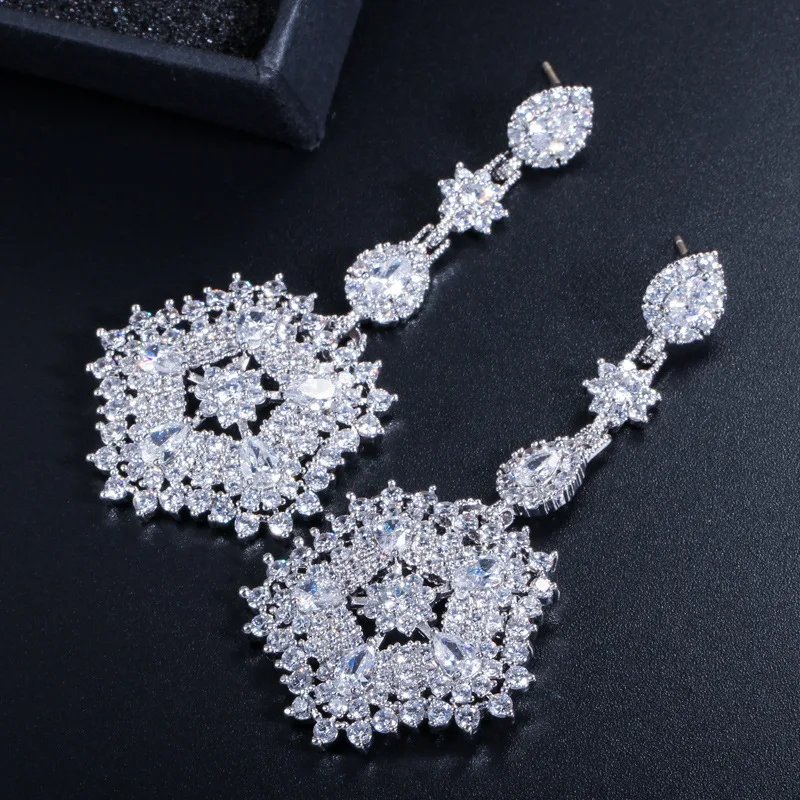 Wah Mei брендовые великолепные Модные Разноцветные AAA CZ серьги для женщин свадебные