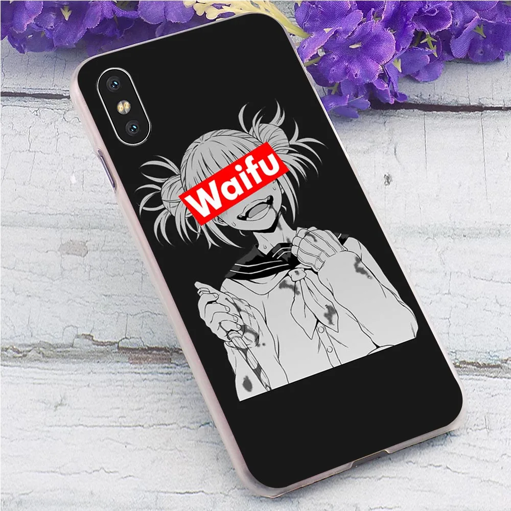 Гибридный чехол для телефона аниме Waifu Sugoi Senpai iPhone 7 Plus 5 дюймов SE 6 6S/6 6S 8/8 X XS XR Xs Max