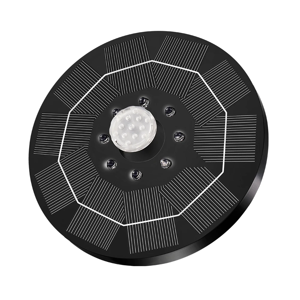 

Backyard For Bird Bath Solar Water Fountain Outdoor Clearance Pool Garden Multifunction Round Rechargeable Park Easy Install