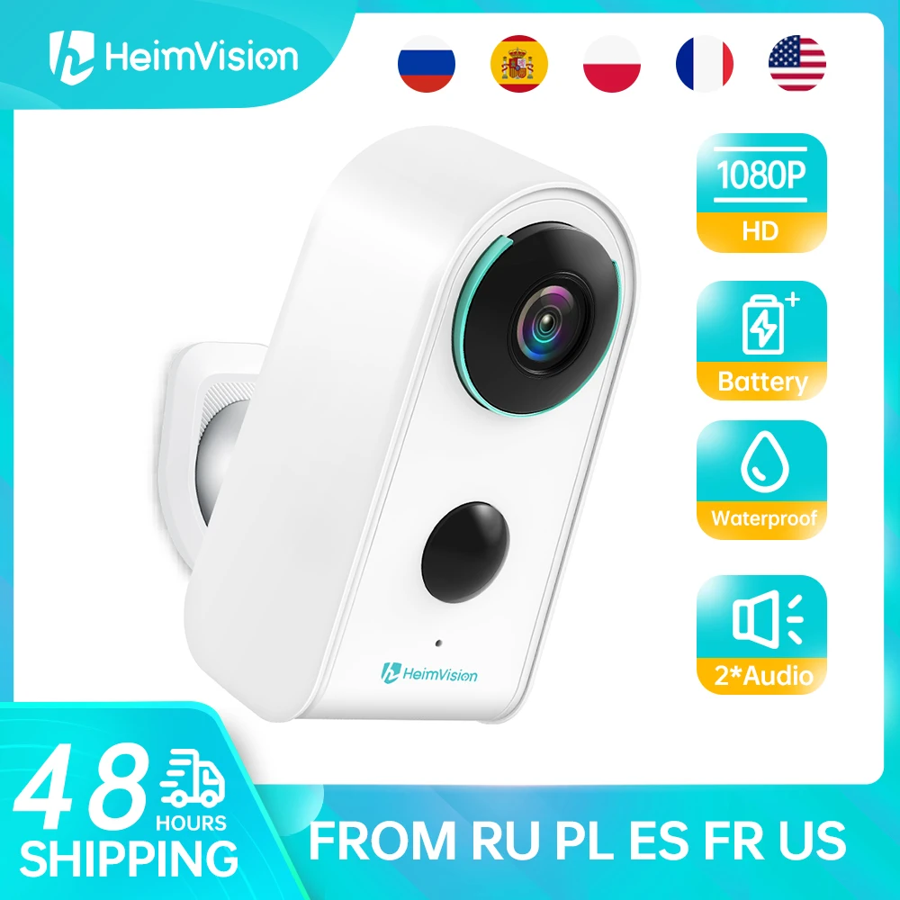 HeimVision HMDC3MQ IP Камера Wi Fi 1080P Беспроводной безопасности наружного Батарея Cam