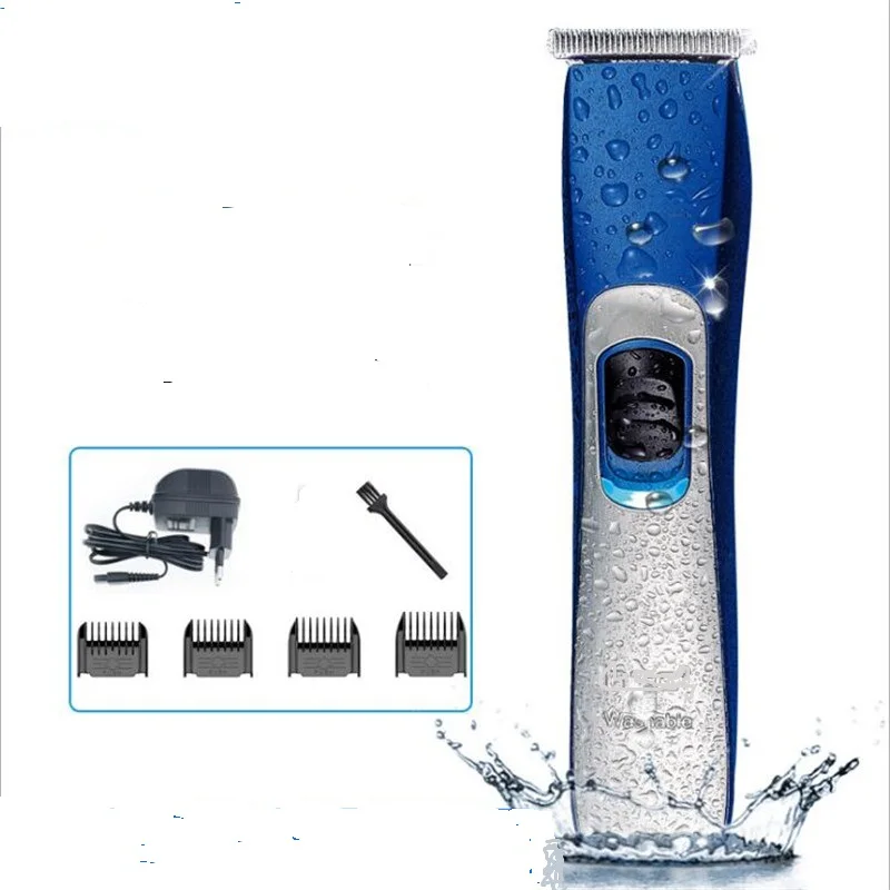 Моющаяся электрическая машинка для стрижки волос с нулевым зазором триммер